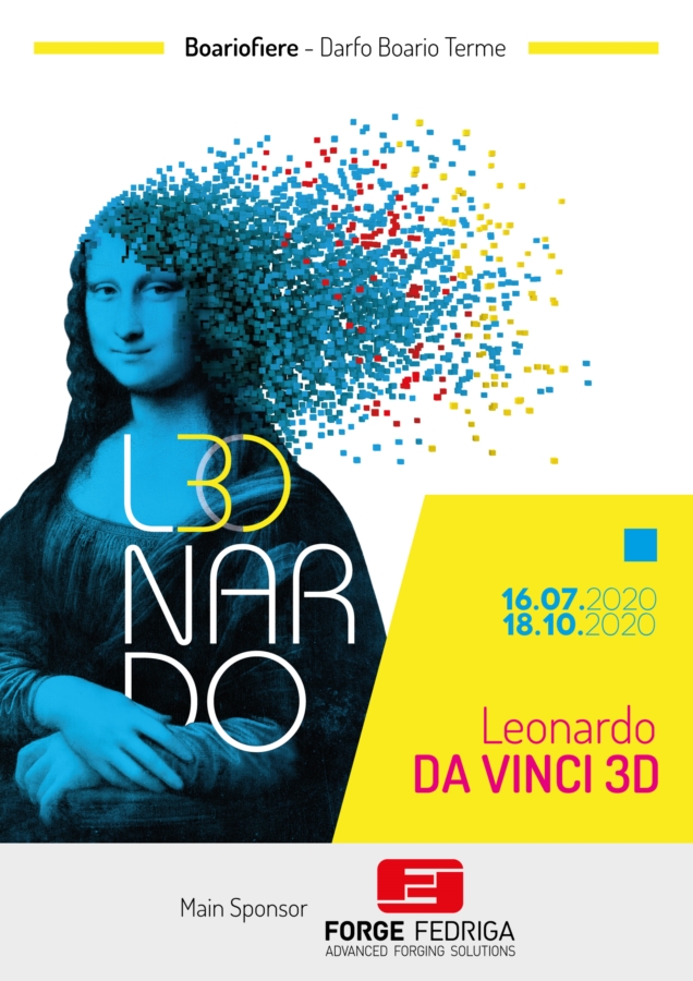 Forge Fedriga is the main sponsor of the exhibition 'Leonardo da Vinci 3D'